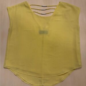 BLUE RAIN  YELLOW WOMEN TOP M